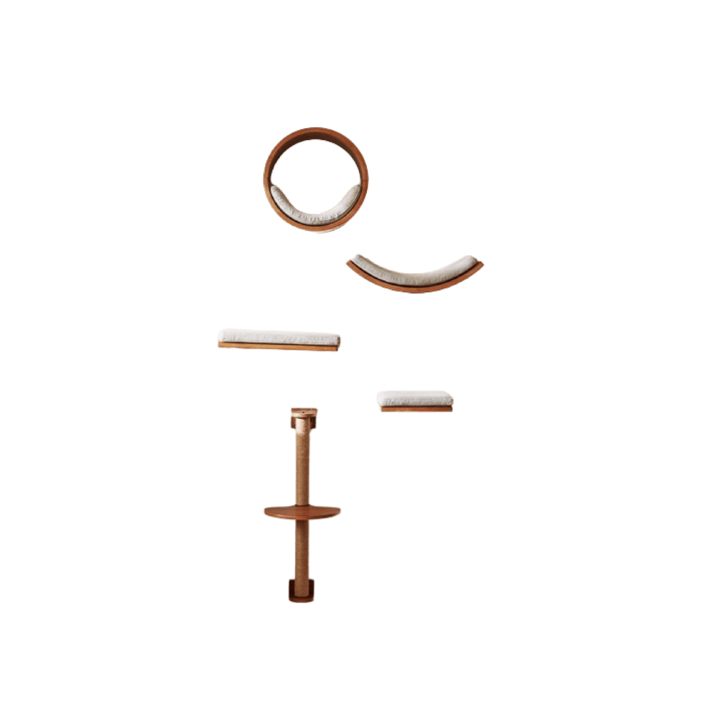 ชุดปีนป่ายแมวติดผนัง